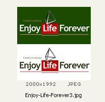 Вариант элемента стиля Enjoy Life Forever